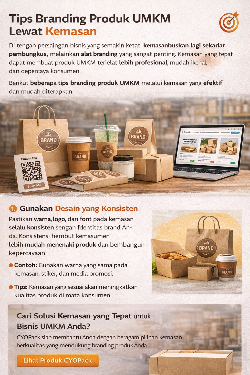 Tips Branding Produk UMKM Lewat Kemasan